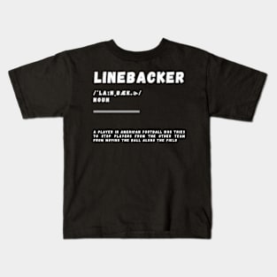 Word Linebacker Kids T-Shirt